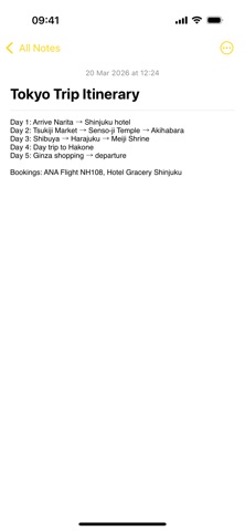Watch Notes: Notes for Watch iPhone screenshot