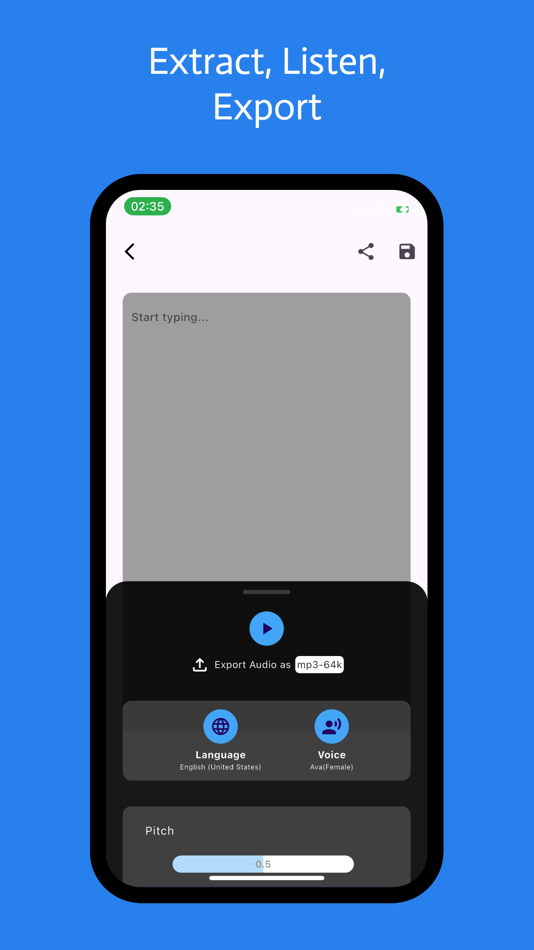 #1. Tell - Text To Speech (iOS) Podle: Destiny Eze Dikeocha