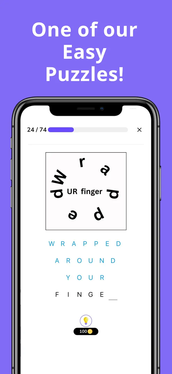 Screenshot #1 pour Rebus Puzzles - Brain Teasers!
