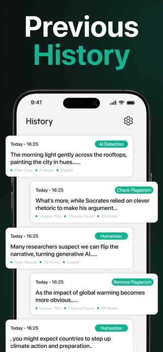 AI Detector : Text Humanizer Screenshot 7 of 9