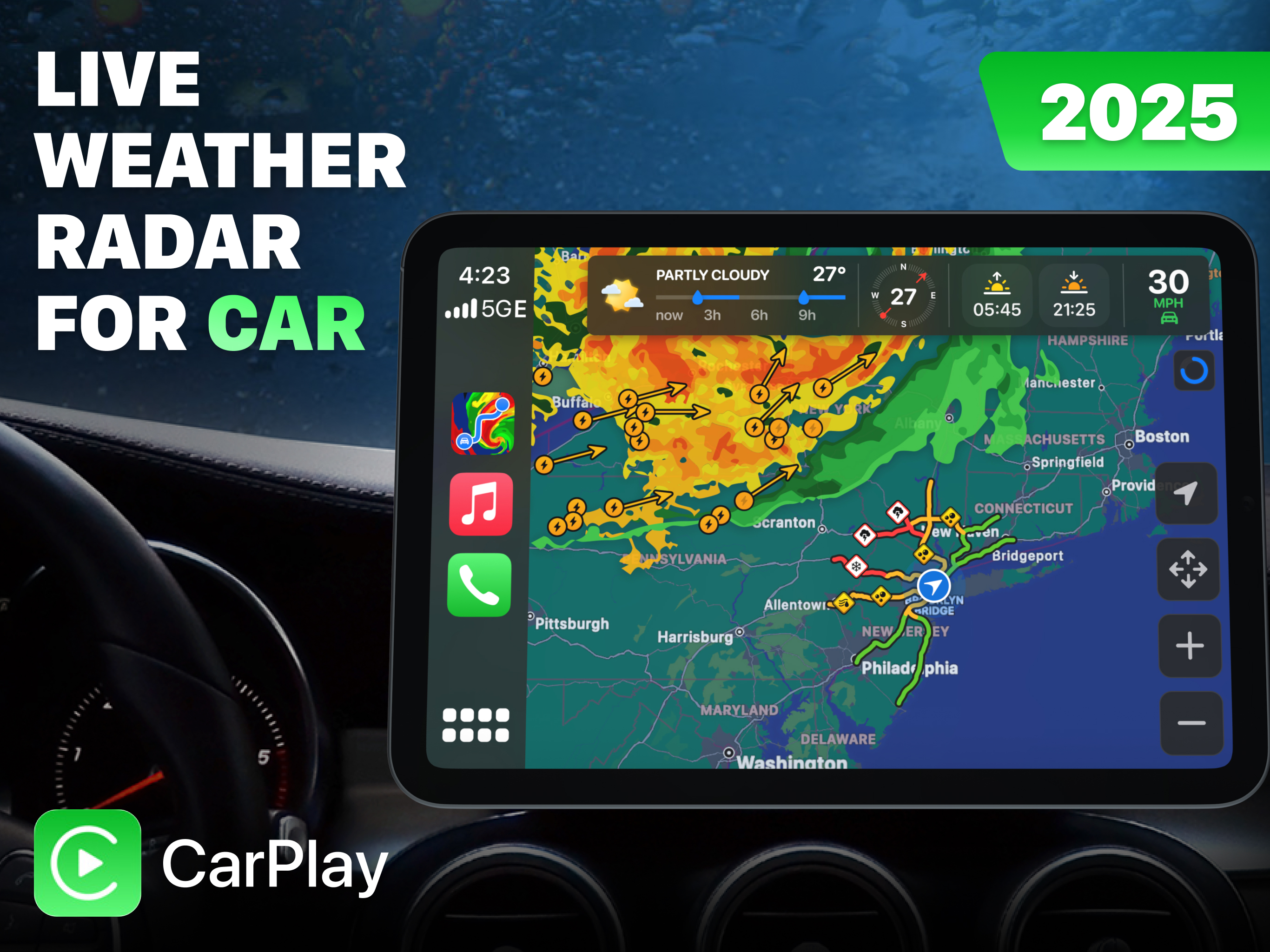 Weather Navigation for Car!