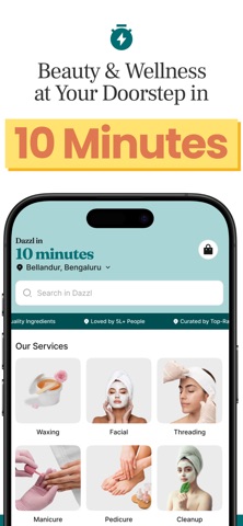 DAZZL : Beauty in 10 minutes iPhone screenshot 1