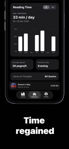 Book Reading Tracker — TACET Screenshot 5 of 10