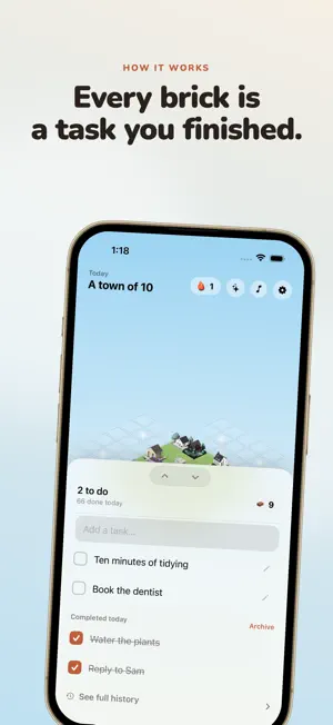 Brickby: Gamified To-Do List screenshot 2