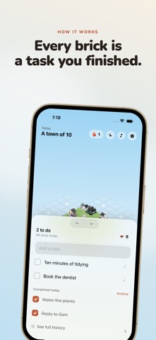 Brickby: Gamified To-Do List Screenshot 2 of 6