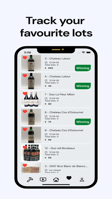 Ampersand Wine Auctions Screenshot