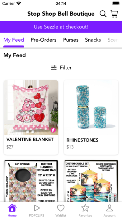 Stop Shop Bell Boutique Screenshot