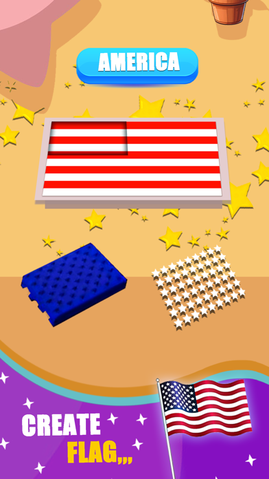 Flag Painting World Drops Fit Screenshot