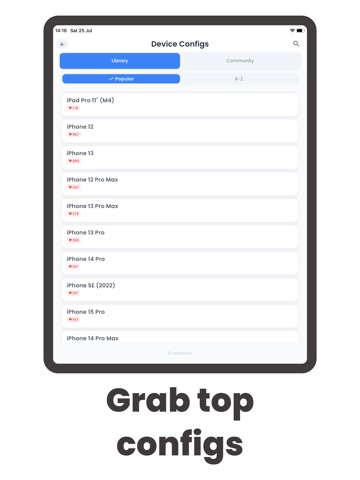 App screenshot