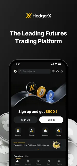HedgerX Exchange: Buy Crypto screenshot 1