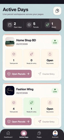 Parcel Hub iPhone screenshot