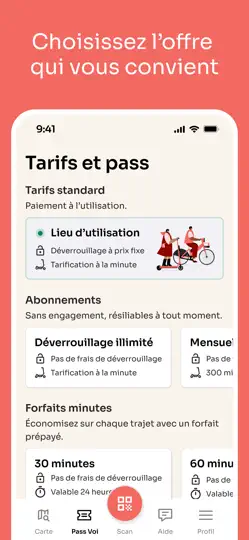Capture d'écran de Voi – Trottinettes Et Vélos sur iPhone 4