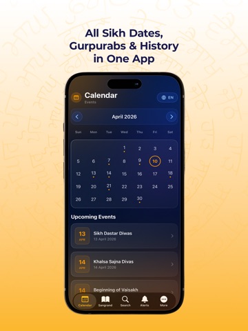 Sikh Calendar iPad screenshot