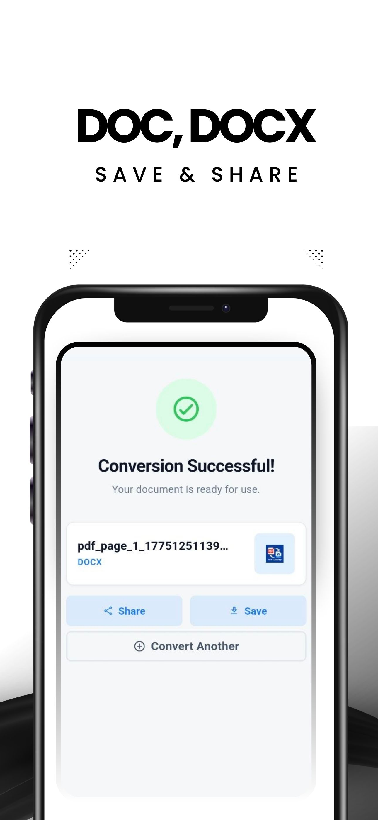 PDF 2 Word: AI OCR Converter
