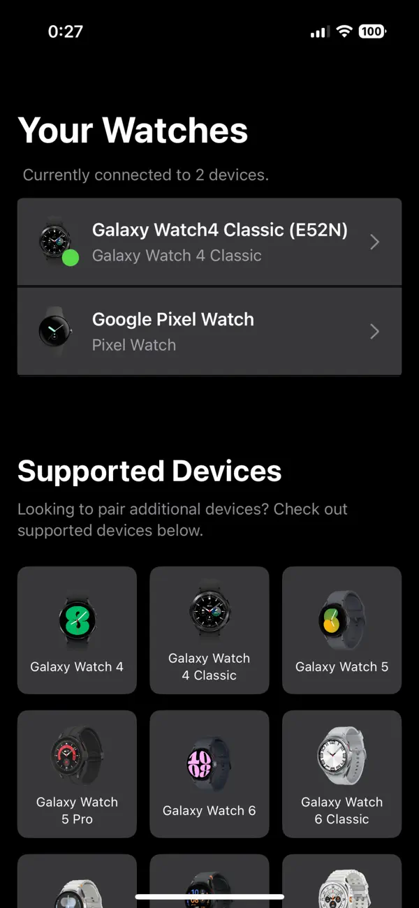 Screenshot #2 pour Merge: Connect Android Watches