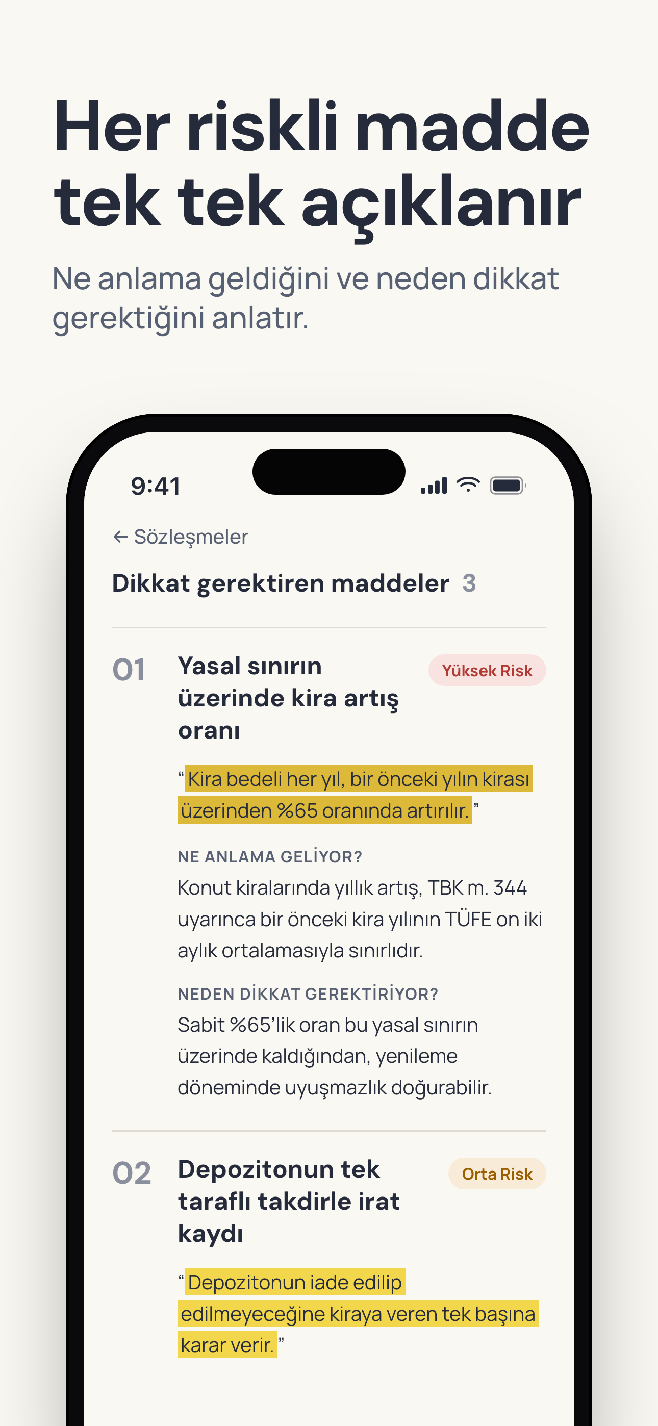 Sözleşme AI screenshot 2