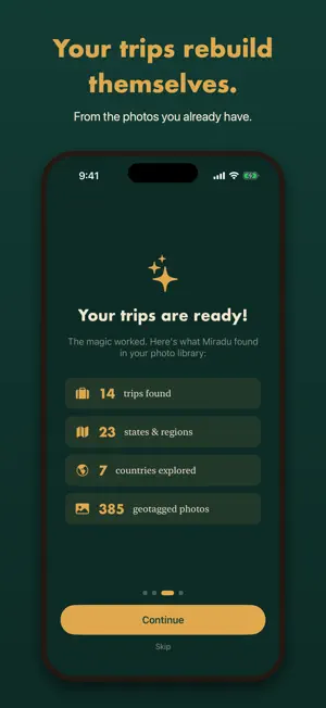 Miradu: Travel Map & Journal screenshot 2