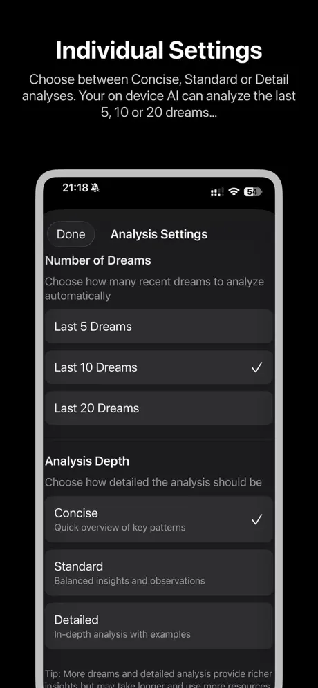 Dreams Insight 梦境解析应用截图