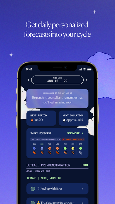 Screenshot #3 pour Aavia: Cycle Symptom Relief