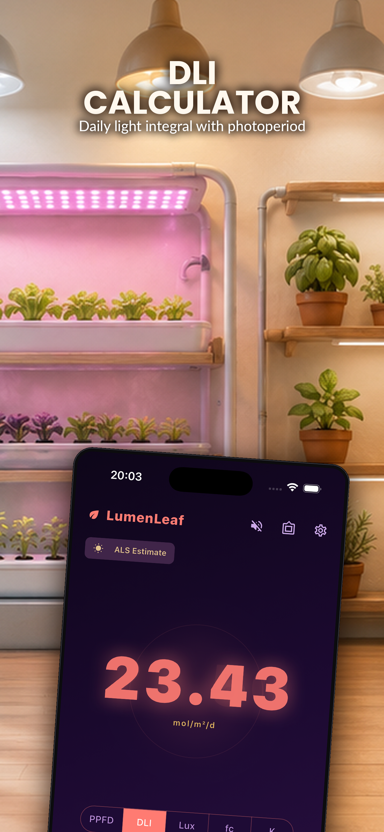 LumenLeaf: PPFD Grow Light