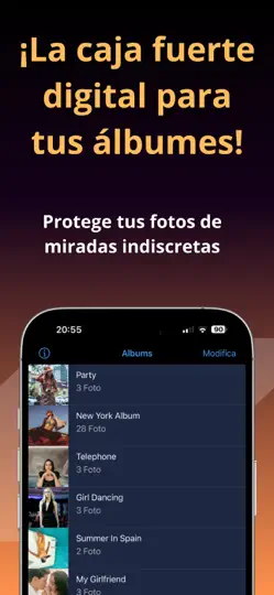 Captura de pantalla de Fotos Secretas Carpeta Segura en iPhone 1