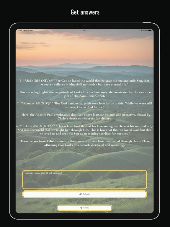 Visual Holy Bible iPad screenshot 4 - Reference app