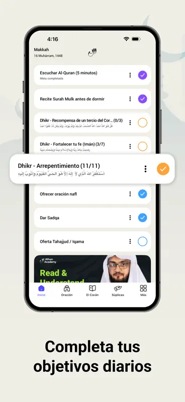 Athan: Horario de Salat, Corán screenshot 4 of 10