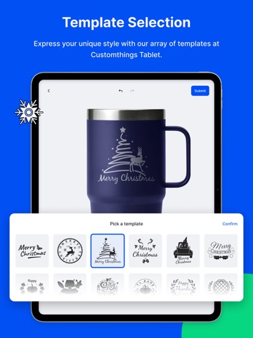 Customthings iPad screenshot