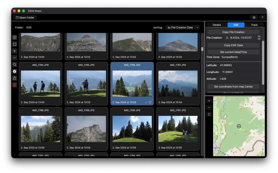 OSM Exif Editor (macOS) By: Michael Roennau