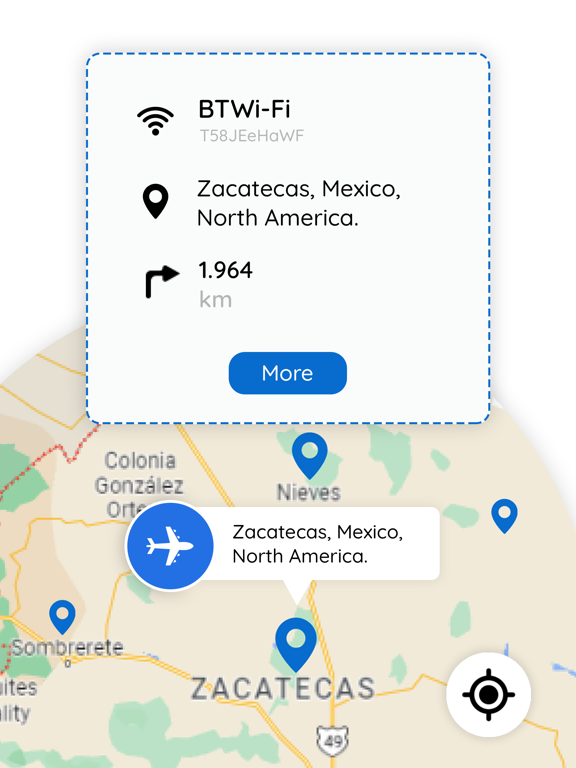 WiFi on Map : WiFi Finder iPad screenshot 6 - Utilities app