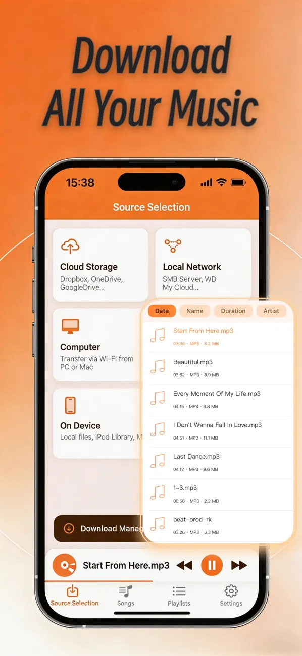 Screenshot #1 pour Cloud Music Player - FLAC Play