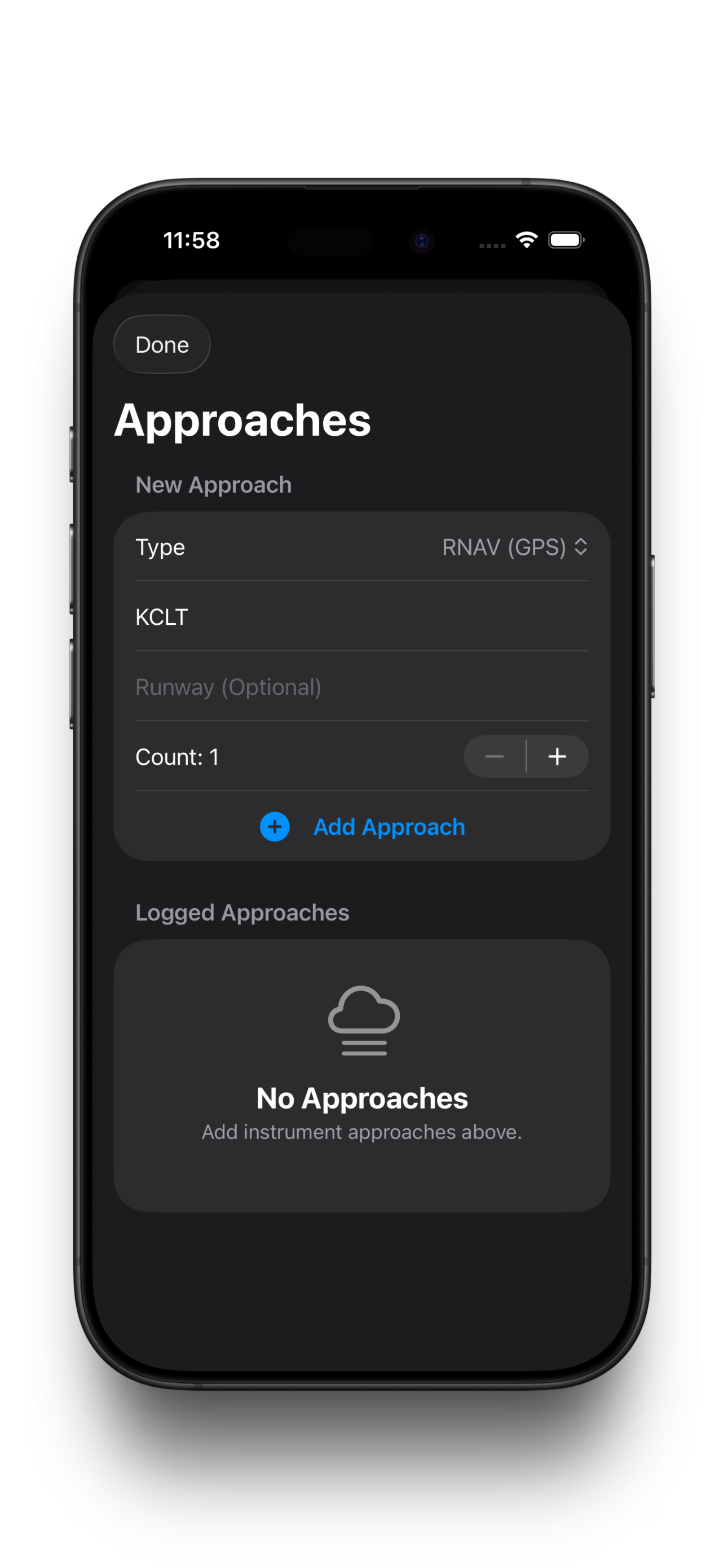 Squawk: Pro Pilot Logbook