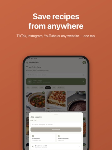 MyRecipes: Recipe Keeper iPad screenshot