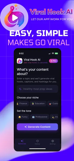 Viral Hook AI screenshot 1