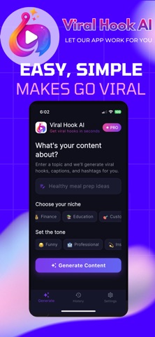 Viral Hook AI Screenshot 1 of 3
