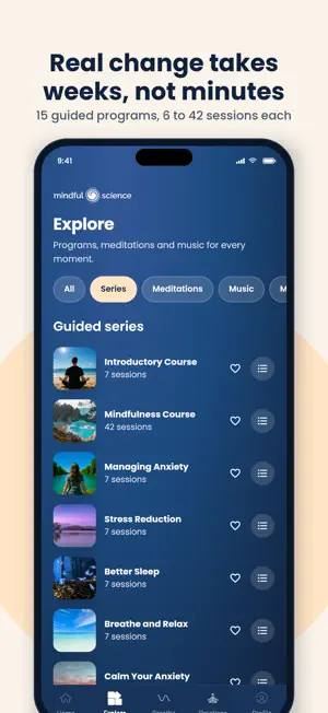 Mindful Science: Meditation screenshot 3