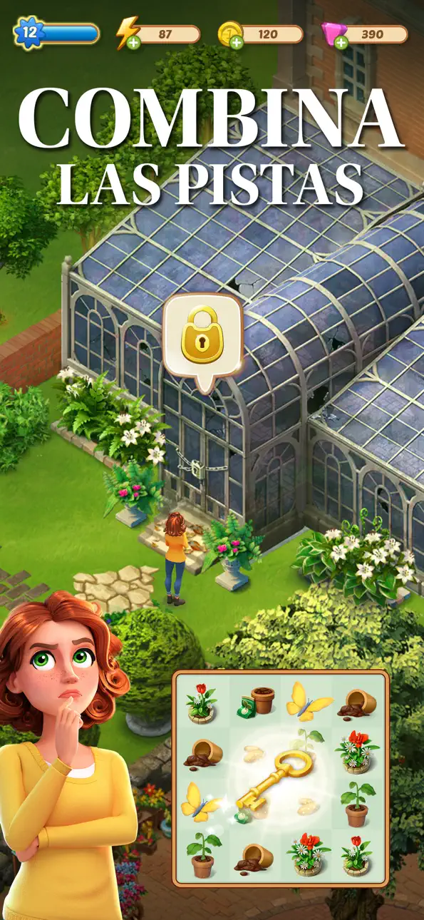 Merge Mansion: Puzzles & Story iOS Mod IPA screenshot 2 - iOS game interface