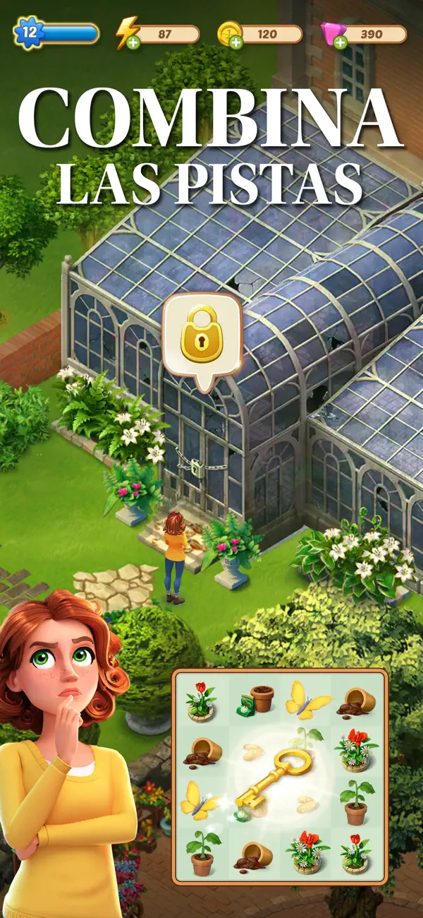 Merge Mansion: Puzzles & Story iOS Mod IPA screenshot 2 - iOS game interface