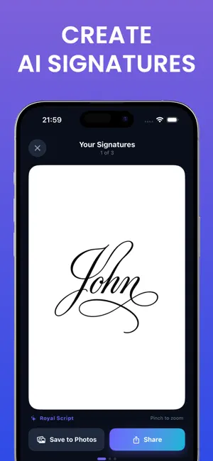 Signature Creator: eSign AI screenshot 1