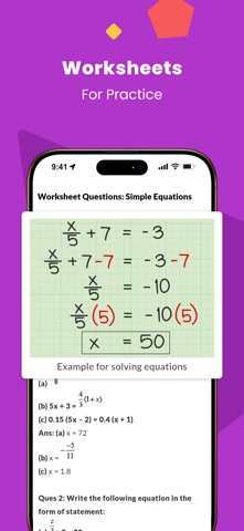 Class 7 CBSE NCERT & Maths App Screenshot 6 of 8