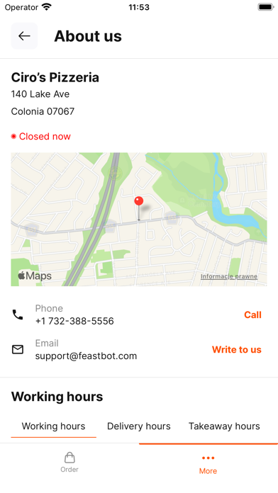 Ciros Pizzeria Screenshot