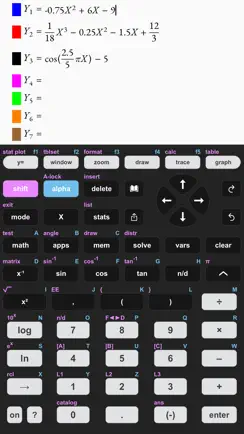 Taculator 84 Graphing Calc iPhone image 2