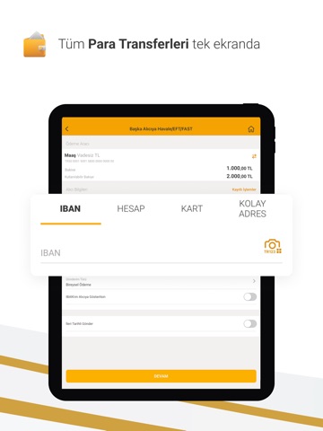 VakıfBank Mobil Bankacılık iPad screenshot 7