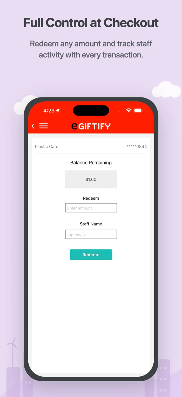 Screenshot #3 pour eGiftify Merchants