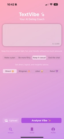 TextVibe screenshot