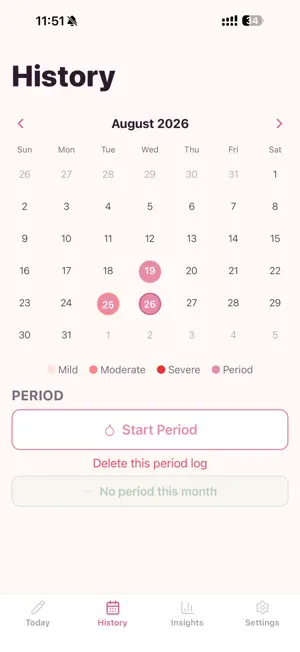 Meno: Perimenopause Tracker screenshot 2