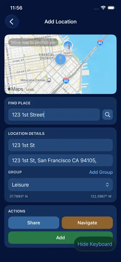 RouteLocker screenshot 3