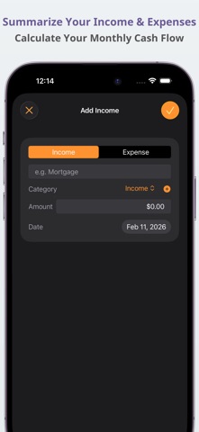 Bank Account Budget Tracker iPhone screenshot