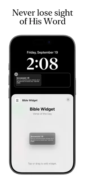 Bible Widget screenshot 1