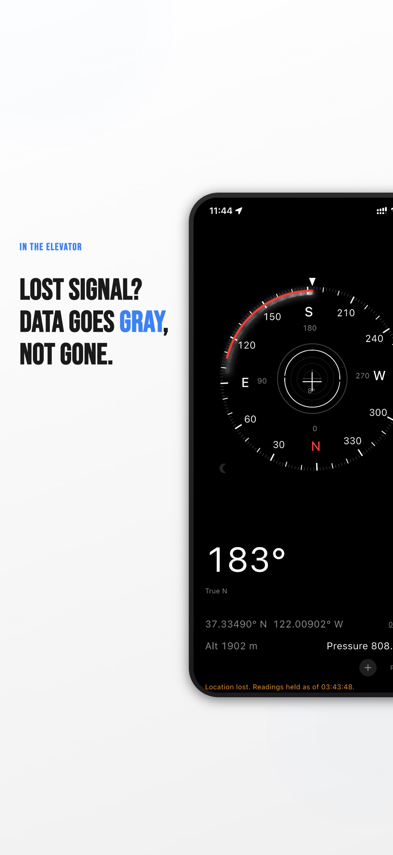Screenshot 2 of NS Needle — Offline Compass